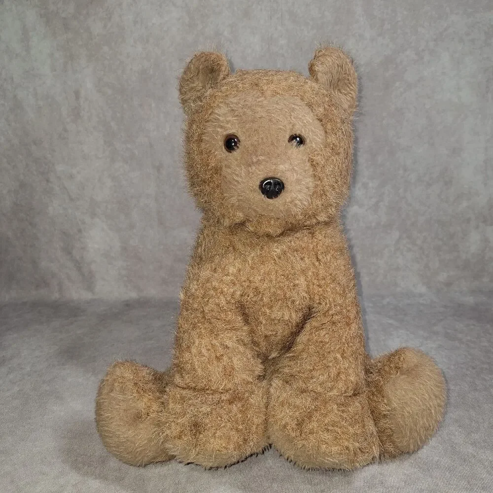VTG 1976 Dakin Pillow Pet Stuffed Plush Sitting Teddy Bear Brown